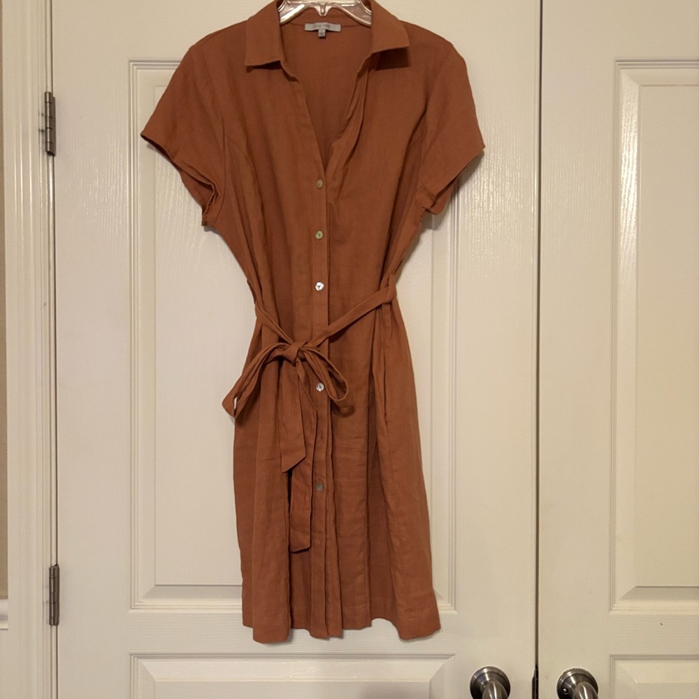Love Tree Terracotta Midi Dress